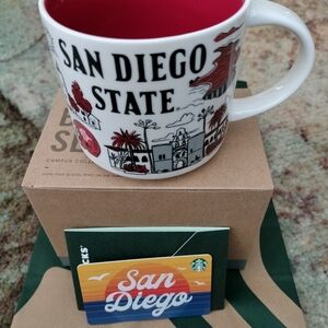 Starbucks San Diego State University SDSU Been There Campus Collection M…